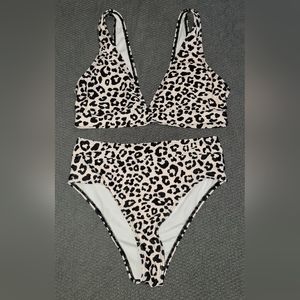 Leopard print bikini